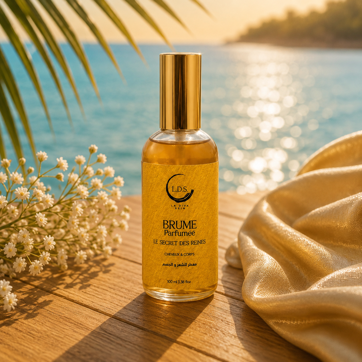 LE SECRET DES REINES - Miel , Coco & Vanille - BRUME POUR CORPS ET CHEVEUX - 100 ml