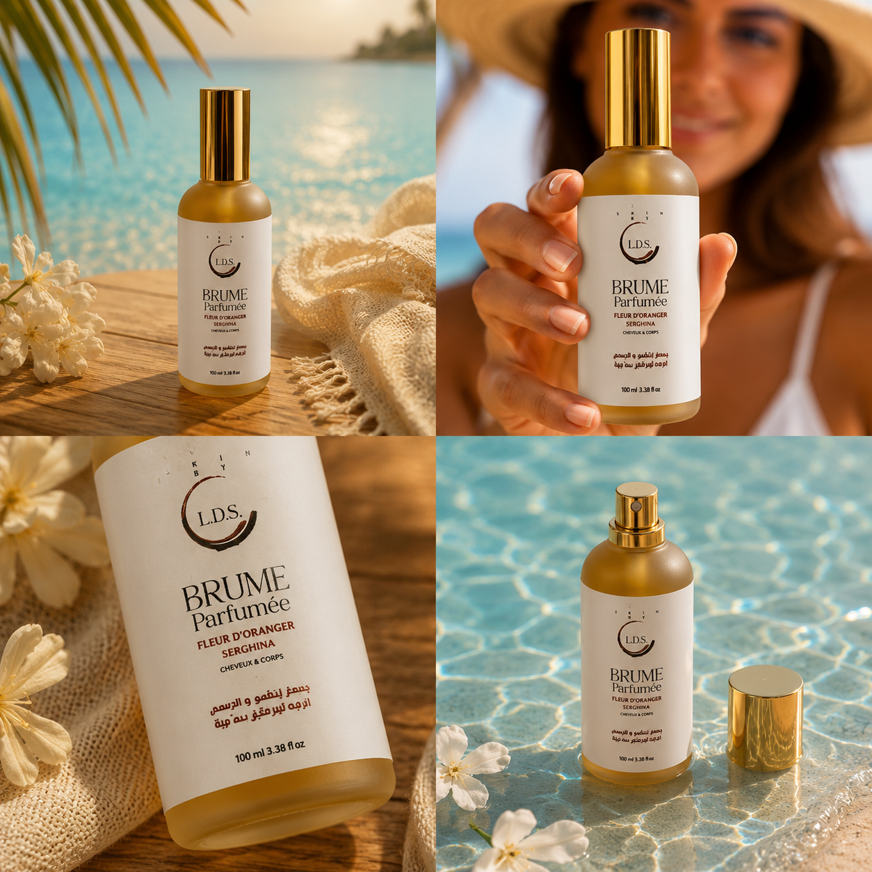ZAHRAT AL HAYAT - Fleur d’oranger & Serghina - BRUME POUR CORPS ET CHEVEUX - 100 ml - HOMME & FEMME