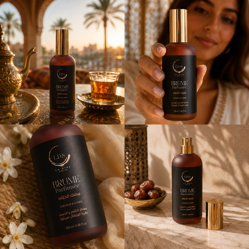Misk Al Khitam - Musk,Jasmin & Rose -BRUME POUR CORPS ET CHEVEUX - 100 ml - Homme  & Femme