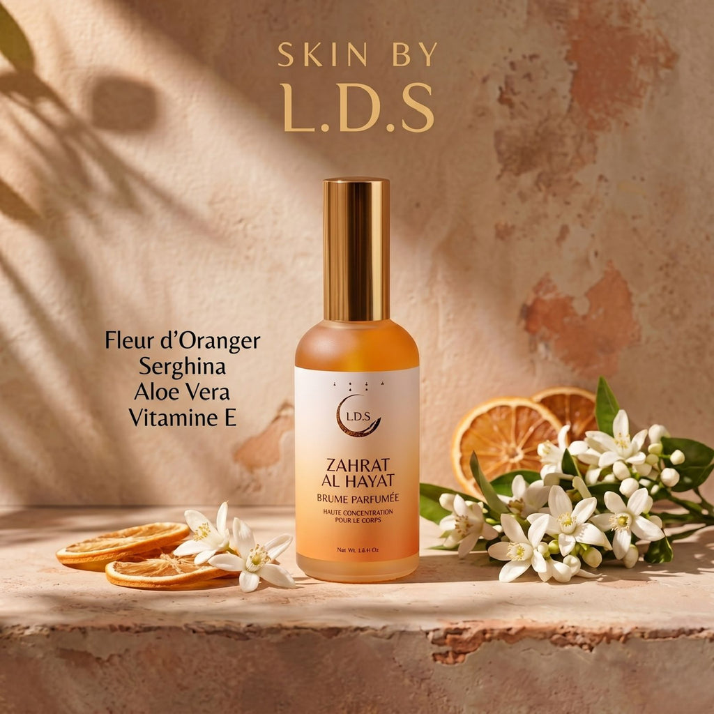ZAHRAT AL HAYAT - Fleur d’oranger & Serghina - BRUME POUR CORPS ET CHEVEUX - 100 ml - HOMME & FEMME